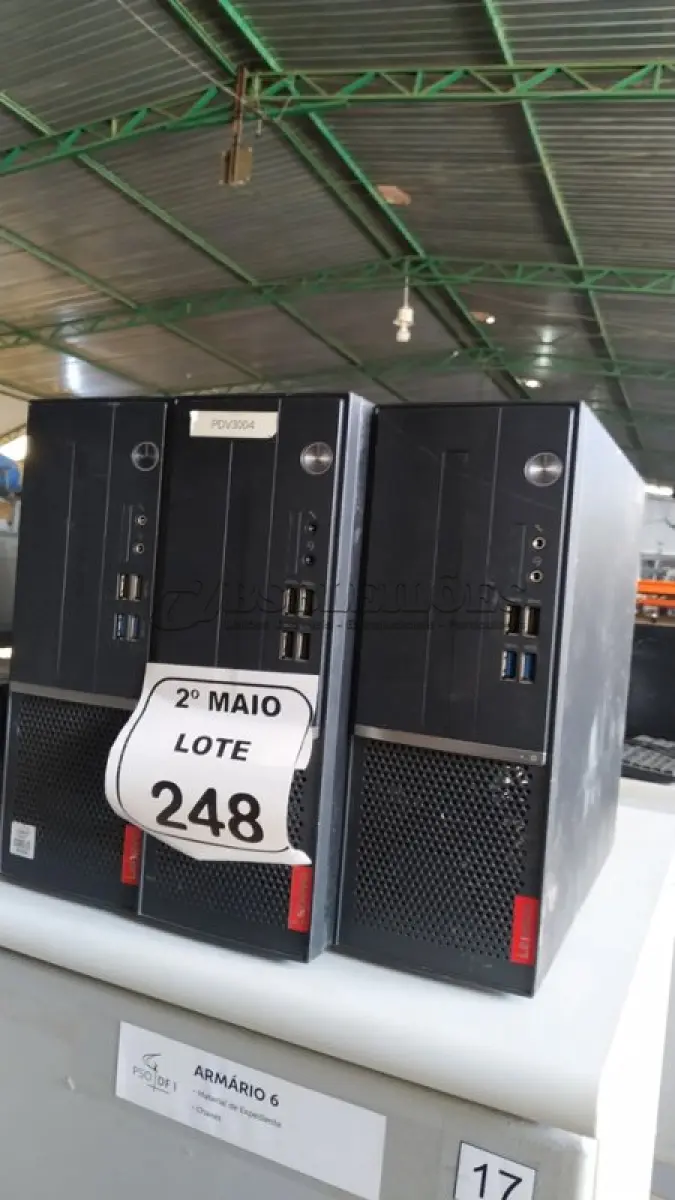 LOTE 248 - 03 CPUS MARCA POSITIVO. (NO ESTADO) ATENÇÃO! FAZER A VISITAÇÃO ANTES DE ARREMATAR, NÃO SABEMOS SE FUNCIONA, LEILÃO NÃO TEM GARANTIA E NEM DEVOLUÇÃO, SUJEITO A POSSÍVEIS AVARIAS VISÍVEIS/OCULTAS E/OU AUSÊNCIA DE COMPONENTES.
