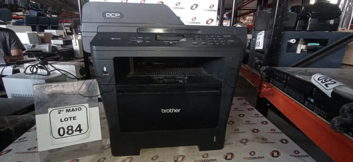 LOTE 084 - 01 IMPRESSORA MULTIFUNCIONAL MODELO DCP 8157DN MARCA BROTHER. (NO ESTADO) ATENÇÃO! FAZER A VISITAÇÃO ANTES DE ARREMATAR, NÃO SABEMOS SE FUNCIONA, LEILÃO NÃO TEM GARANTIA E NEM DEVOLUÇÃO, SUJEITO A POSSÍVEIS AVARIAS VISÍVEIS/OCULTAS E/OU AUSÊNCIA DE COMPONENTES.