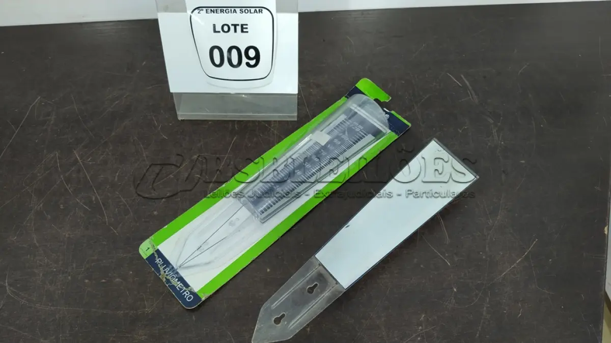 LOTE 009 - 02 PLUVIÔMETROS. (NO ESTADO) ATENÇÃO! FAZER A VISITAÇÃO ANTES DE ARREMATAR, NÃO SABEMOS SE FUNCIONA, LEILÃO NÃO TEM GARANTIA E NEM DEVOLUÇÃO, SUJEITO A POSSÍVEIS AVARIAS VISÍVEIS/OCULTAS E/OU AUSÊNCIA DE COMPONENTES.