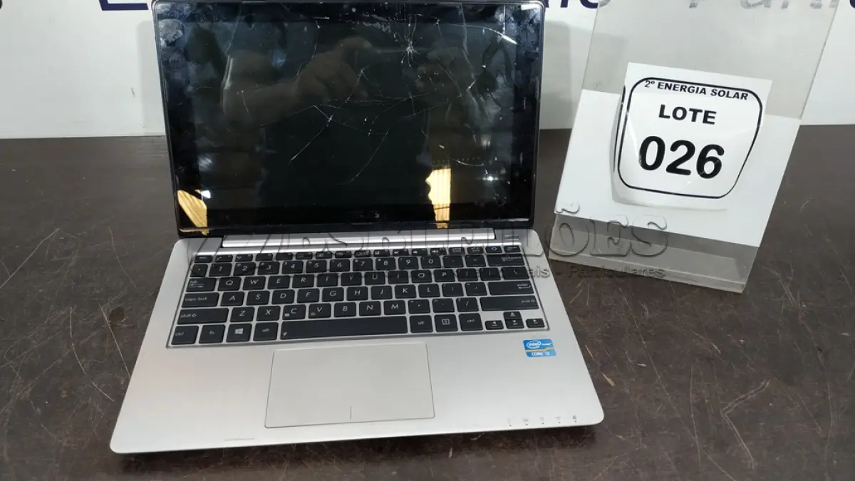 LOTE 026 - 01 NOTEBOOK ASUS CORE I3 MODELO Q200E SEM FONTE.  (NO ESTADO) ATENÇÃO! FAZER A VISITAÇÃO ANTES DE ARREMATAR, NÃO SABEMOS SE FUNCIONA, LEILÃO NÃO TEM GARANTIA E NEM DEVOLUÇÃO, SUJEITO A POSSÍVEIS AVARIAS VISÍVEIS/OCULTAS E/OU AUSÊNCIA DE COMPONENTES.