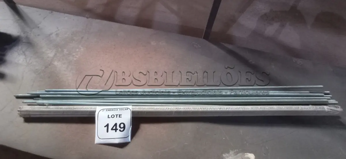 LOTE 149 - 01 LOTE COM BARRAS ROSCADAS. (NO ESTADO) ATENÇÃO! FAZER A VISITAÇÃO ANTES DE ARREMATAR, NÃO SABEMOS SE FUNCIONA, LEILÃO NÃO TEM GARANTIA E NEM DEVOLUÇÃO, SUJEITO A POSSÍVEIS AVARIAS VISÍVEIS/OCULTAS E/OU AUSÊNCIA DE COMPONENTES.