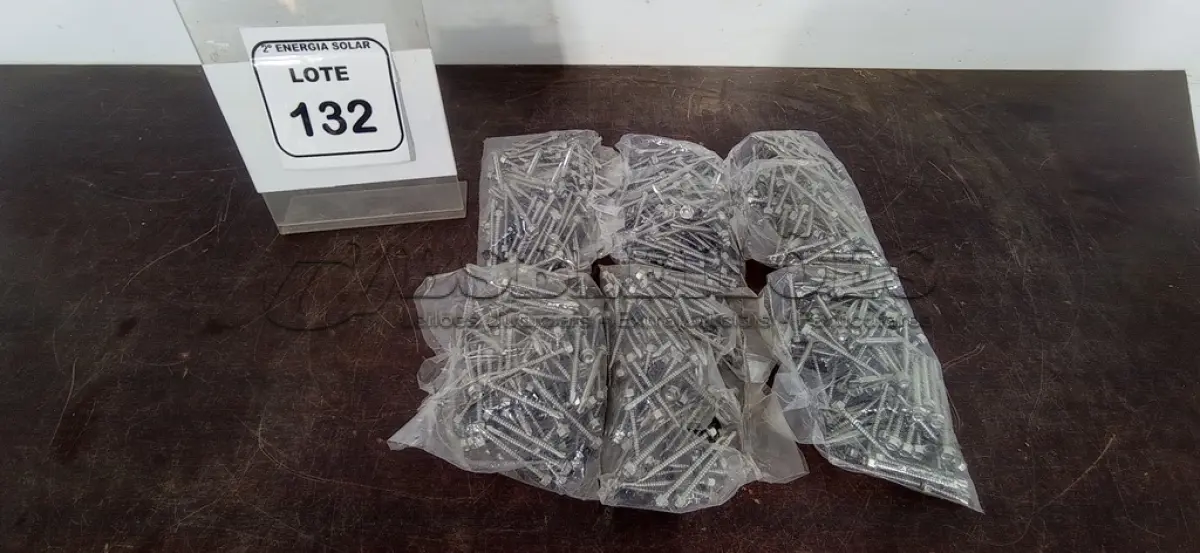 LOTE 132 - 01 LOTE COM PARAFUSOS AUTO BROCANTE EM INOX. (NO ESTADO) ATENÇÃO! FAZER A VISITAÇÃO ANTES DE ARREMATAR, NÃO SABEMOS SE FUNCIONA, LEILÃO NÃO TEM GARANTIA E NEM DEVOLUÇÃO, SUJEITO A POSSÍVEIS AVARIAS VISÍVEIS/OCULTAS E/OU AUSÊNCIA DE COMPONENTES.