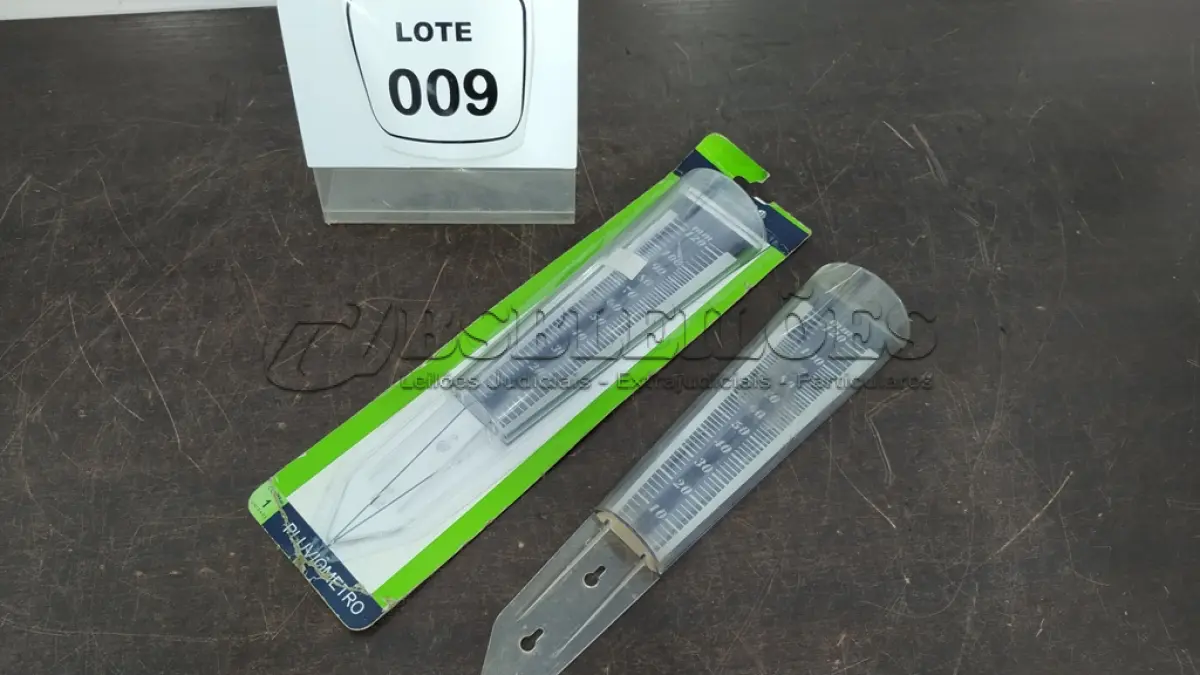 LOTE 009 - 02 PLUVIÔMETROS. (NO ESTADO) ATENÇÃO! FAZER A VISITAÇÃO ANTES DE ARREMATAR, NÃO SABEMOS SE FUNCIONA, LEILÃO NÃO TEM GARANTIA E NEM DEVOLUÇÃO, SUJEITO A POSSÍVEIS AVARIAS VISÍVEIS/OCULTAS E/OU AUSÊNCIA DE COMPONENTES.