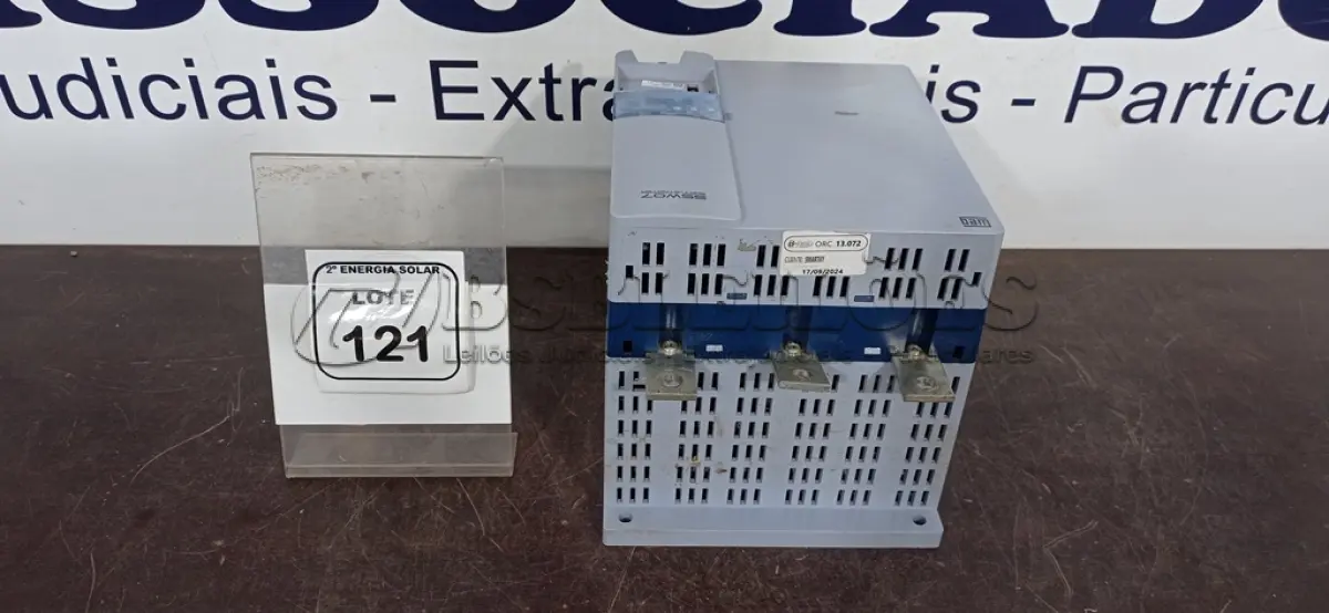 LOTE 121 - 01 CHAVE DE PARTIDA ESTÁTICA WEG MODELO SSWO70255T5SH2Z 255 A. (NO ESTADO) ATENÇÃO! FAZER A VISITAÇÃO ANTES DE ARREMATAR, NÃO SABEMOS SE FUNCIONA, LEILÃO NÃO TEM GARANTIA E NEM DEVOLUÇÃO, SUJEITO A POSSÍVEIS AVARIAS VISÍVEIS/OCULTAS E/OU AUSÊNCIA DE COMPONENTES.