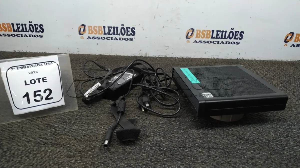 LOTE 152 - 01 CPU SEM MEMÓRIA E HD COM FONTE MARCA HP ELITE DESK. (NO ESTADO EM QUE SE ENCONTRA. SUJEITO A AVARIAS OCULTAS/VISÍVEIS) BL9350D