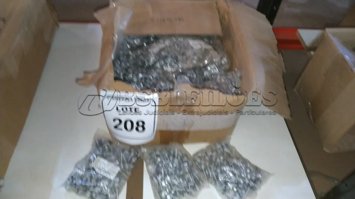 LOTE 208 - 01 CAIXA COM PARAFUSOS SEXTAVADOS AUTO BROCANTE 5.5X25. (NO ESTADO) ATENÇÃO! FAZER A VISITAÇÃO ANTES DE ARREMATAR, NÃO SABEMOS SE FUNCIONA, LEILÃO NÃO TEM GARANTIA E NEM DEVOLUÇÃO, SUJEITO A POSSÍVEIS AVARIAS VISÍVEIS/OCULTAS E/OU AUSÊNCIA DE COMPONENTES.