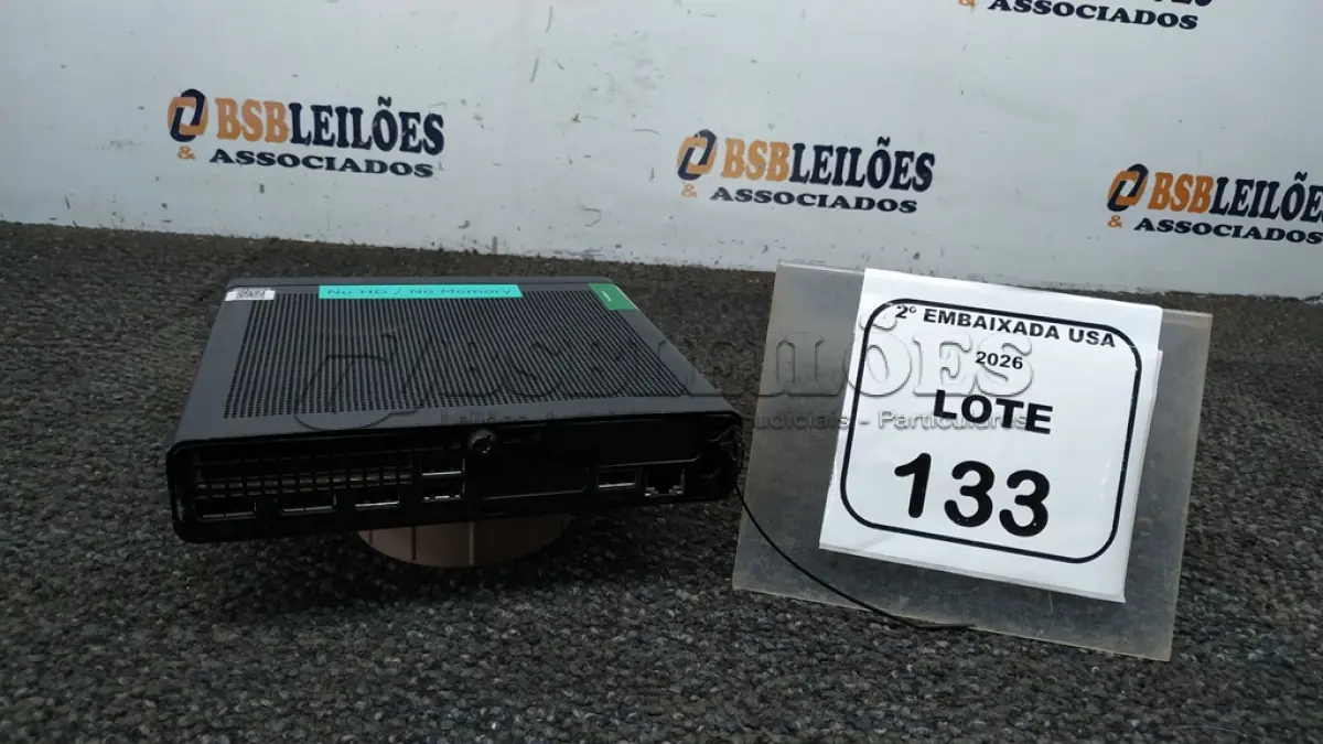 LOTE 133 - 01 CPU SEM MEMÓRIA E HD MARCA HP ELETE DESK. (NO ESTADO EM QUE SE ENCONTRA. SUJEITO A AVARIAS OCULTAS/VISÍVEIS.) BM0673R