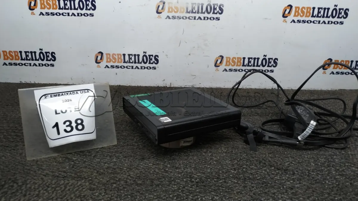 LOTE 138 - 01 CPU SEM MEMÓRIA E HD COM FONTE MARCA HP ELETE DESK. (NO ESTADO EM QUE SE ENCONTRA. SUJEITO A AVARIAS OCULTAS/VISÍVEIS.) BL9350G
