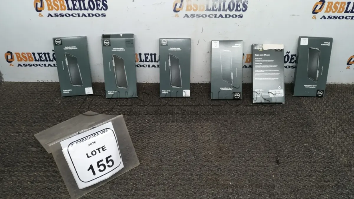 LOTE 155 - 06 BOX - PHONE CASER. (NO ESTADO EM QUE SE ENCONTRA. SUJEITO A AVARIAS OCULTAS/VISÍVEIS.)