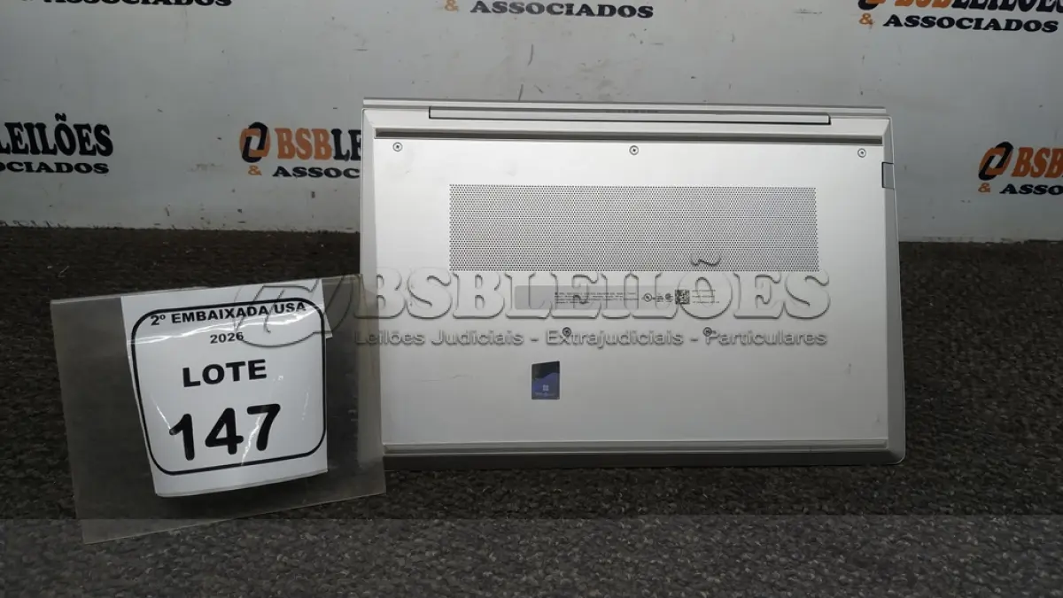 LOTE 147 - 01 LAPTOP ELITEBOOK CORE I5 VPRO MARCA HP SEM FONTE. (NO ESTADO EM QUE SE ENCONTRA. SUJEITO A AVARIAS OCULTAS/VISÍVEIS.) BL6523L