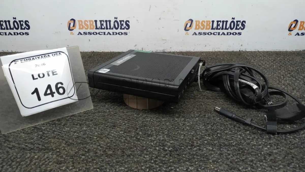 LOTE 146 - 01 CPU SEM MEMÓRIA E HD COM FONTE MARCA HP ELITE DESK. (NO ESTADO EM QUE SE ENCONTRA. SUJEITO A AVARIAS OCULTAS/VISÍVEIS.) BM0674L