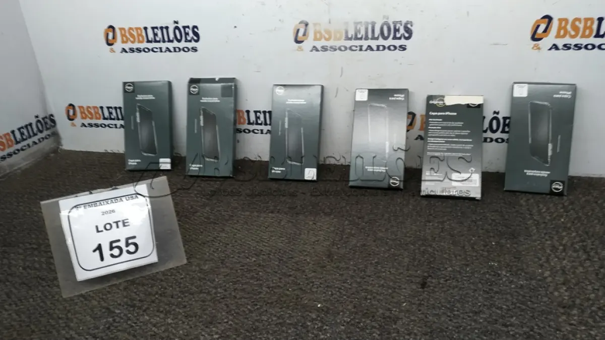 LOTE 155 - 06 BOX - PHONE CASER. (NO ESTADO EM QUE SE ENCONTRA. SUJEITO A AVARIAS OCULTAS/VISÍVEIS.)
