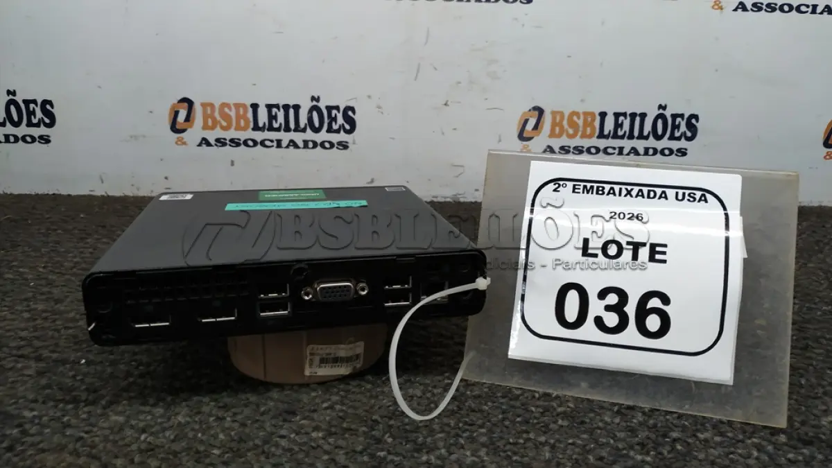 LOTE 036 - 01 WORKSTATION SEM MEMÓRIA E HD MARCA HP ELITE DESK. (NO ESTADO EM QUE SE ENCONTRA. SUJEITO A AVARIAS OCULTAS/VISÍVEIS) BD0545P