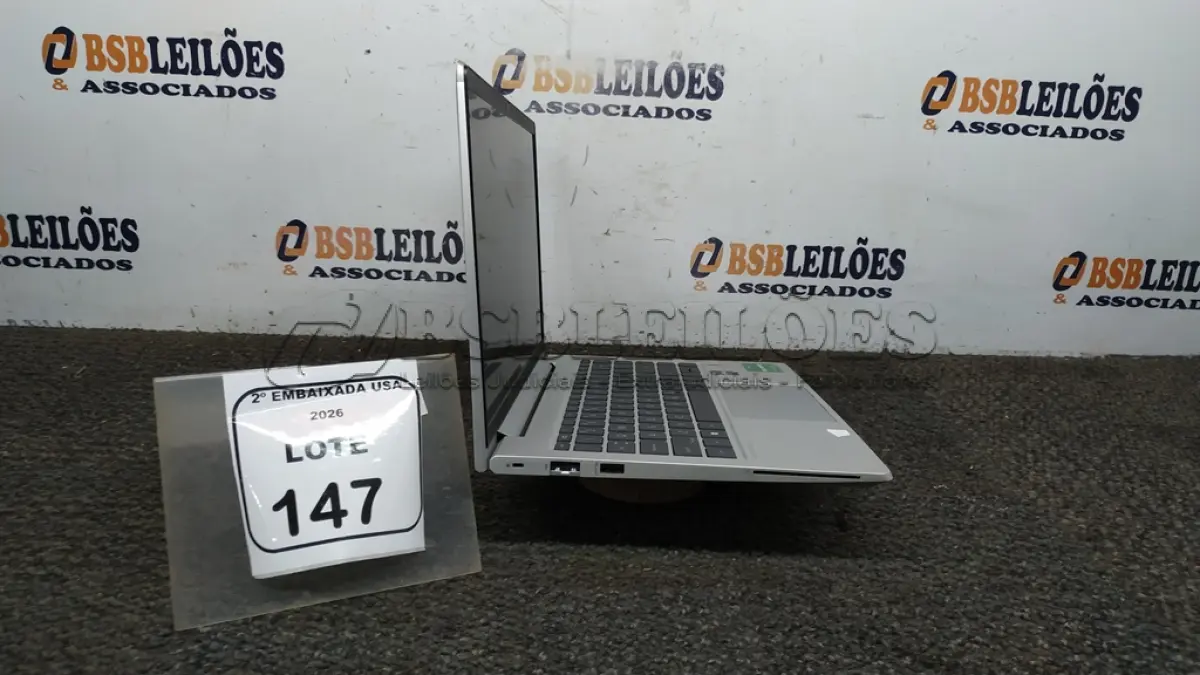 LOTE 147 - 01 LAPTOP ELITEBOOK CORE I5 VPRO MARCA HP SEM FONTE. (NO ESTADO EM QUE SE ENCONTRA. SUJEITO A AVARIAS OCULTAS/VISÍVEIS.) BL6523L