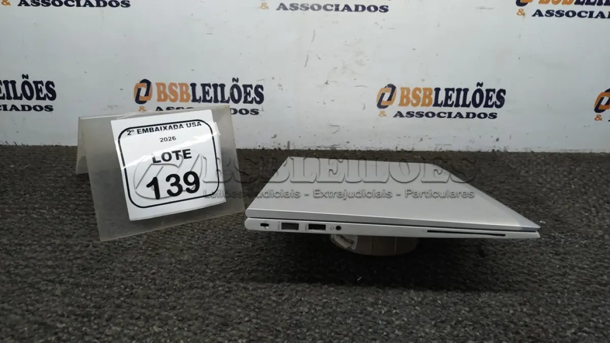 LOTE 139 - 01 LAPTOP ELITEBOOK CORE I5 VPRO MARCA HP SEM FONTE. (NO ESTADO EM QUE SE ENCONTRA. SUJEITO A AVARIAS OCULTAS/VISÍVEIS.) BH1536K