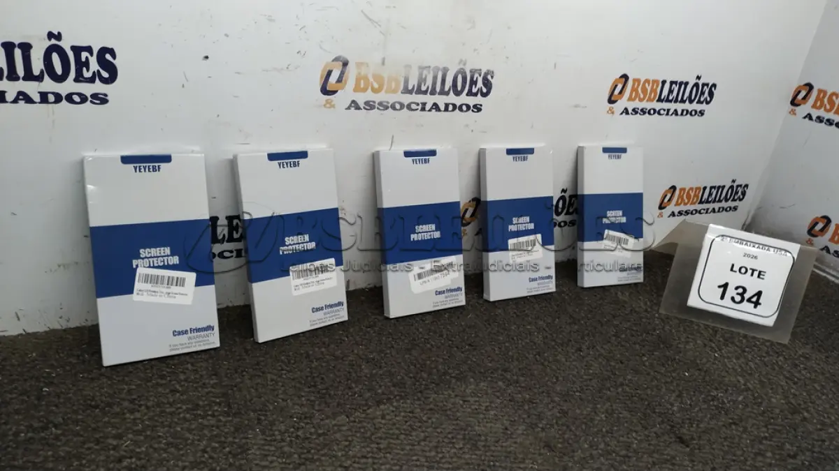 LOTE 134 - 05 BOX-PHONE PELÍCULA. (NO ESTADO EM QUE SE ENCONTRA. SUJEITO A AVARIAS OCULTAS/VISÍVEIS.)