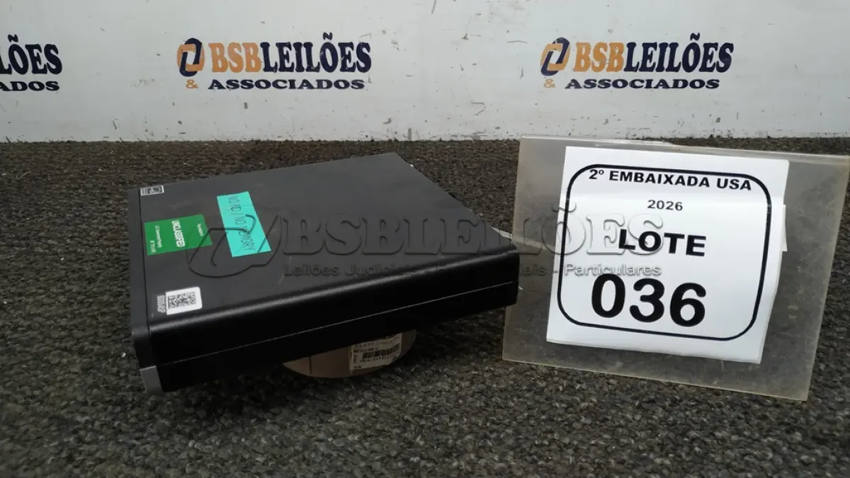 LOTE 036 - 01 WORKSTATION SEM MEMÓRIA E HD MARCA HP ELITE DESK. (NO ESTADO EM QUE SE ENCONTRA. SUJEITO A AVARIAS OCULTAS/VISÍVEIS) BD0545P