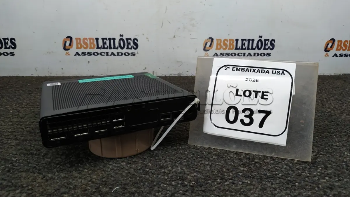 LOTE 037 - 01 CPU SEM MEMÓRIA E HD MARCA HP ELITE DESK. (NO ESTADO EM QUE SE ENCONTRA. SUJEITO A AVARIAS OCULTAS/VISÍVEIS) BM0675Y