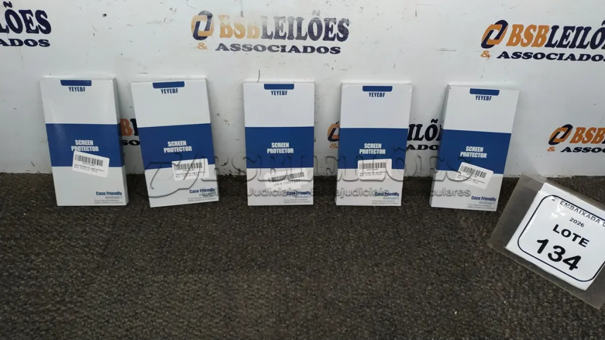 LOTE 134 - 05 BOX-PHONE PELÍCULA. (NO ESTADO EM QUE SE ENCONTRA. SUJEITO A AVARIAS OCULTAS/VISÍVEIS.)