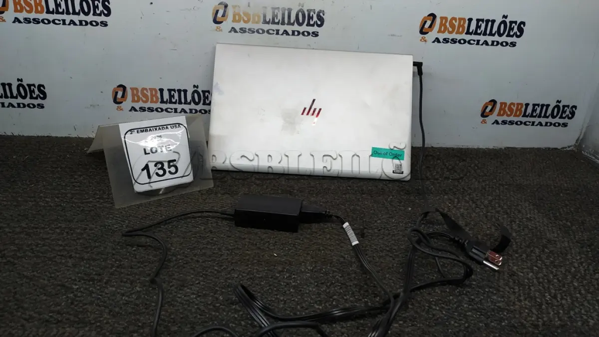 LOTE 135 - 01 LAPTOP ELITEBOOK CORE I7 VPRO MARCA HP COM FONTE. (NO ESTADO EM QUE SE ENCONTRA. SUJEITO A AVARIAS OCULTAS/VISÍVEIS.) BJ6981P