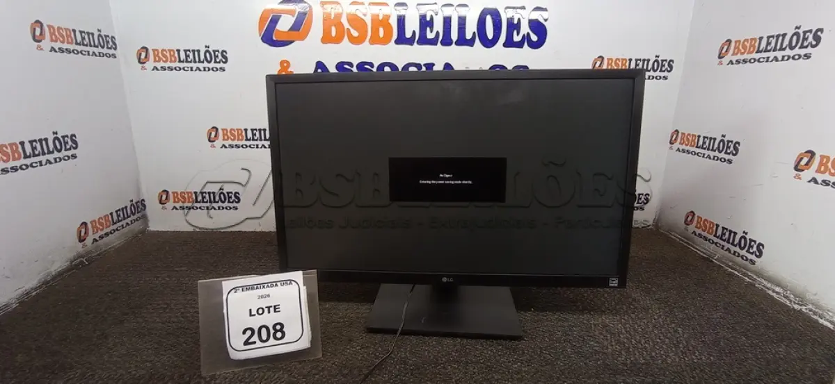 LOTE 208 - 01 MONITOR 24” HDMI MARCA SAMSUNG. (NO ESTADO EM QUE SE ENCONTRA. SUJEITO A AVARIAS OCULTAS/VISÍVEIS.) BD1313V