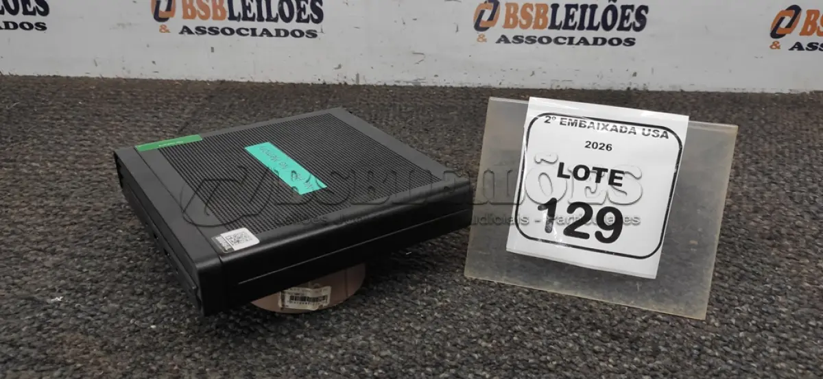 LOTE 129 - 01 CPU SEM MEMÓRIA E HD MARCA HP ELETE DESK. (NO ESTADO EM QUE SE ENCONTRA. SUJEITO A AVARIAS OCULTAS/VISÍVEIS.) BM0464L123