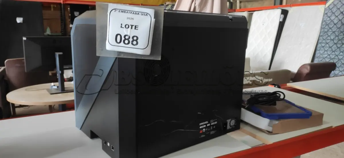 LOTE 088 - 01 IMPRESSORA 3D DREMEL DIGILAB (PRINTER, OTHE). (NO ESTADO EM QUE SE ENCONTRA. SUJEITO A AVARIAS OCULTAS/VISÍVEIS.) BH1643N