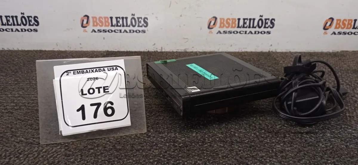LOTE 176 - 01 CPU SEM MEMÓRIA E HD COM FONTE MARCA HP ELITE DESCK. (NO ESTADO EM QUE SE ENCONTRA. SUJEITO A AVARIAS OCULTAS/VISÍVEIS.) BL9353H