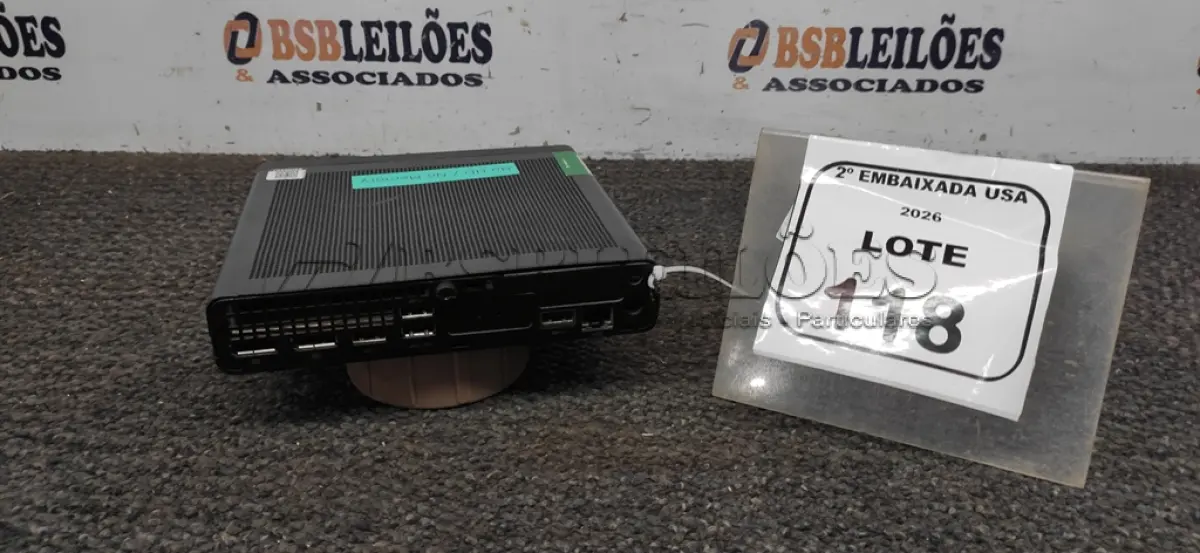 LOTE 118 - 01 CPU SEM MEMÓRIA E HD MARCA HP ELITE DESK. NO ESTADO EM QUE SE ENCONTRA. SUJEITO A AVARIAS OCULTAS/VISÍVEIS.) BM0680J