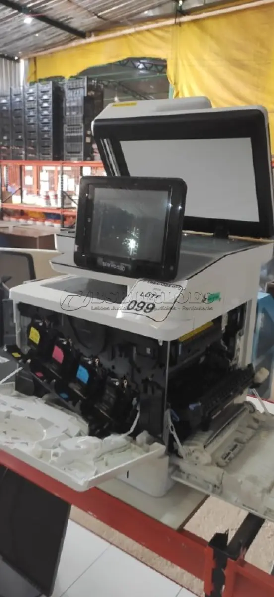 LOTE 099 - 01 (IMPRESSORA) PRINTER HP COLOR LASER JET ENTERPRISE MFP M577. (NO ESTADO EM QUE SE ENCONTRA. SUJEITO A AVARIAS OCULTAS/VISÍVEIS.) AV9530V