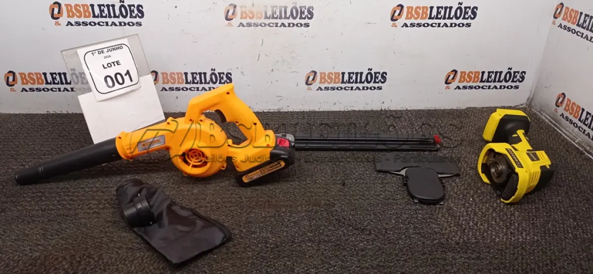 LOTE 001 - 01 CORTADOR DE CERCA VIVA MARCA BOMVINK SEM BATERIA E 01 SOPRADOR DE AR 48V COM 01 BATERIA SEM FONTE. (NO ESTADO) ATENÇÃO! FAZER A VISITAÇÃO ANTES DE ARREMATAR, NÃO SABEMOS SE FUNCIONA, LEILÃO NÃO TEM GARANTIA E NEM DEVOLUÇÃO, SUJEITO A POSSÍVEIS AVARIAS VISÍVEIS/OCULTAS E/OU AUSÊNCIA DE COMPONENTES.