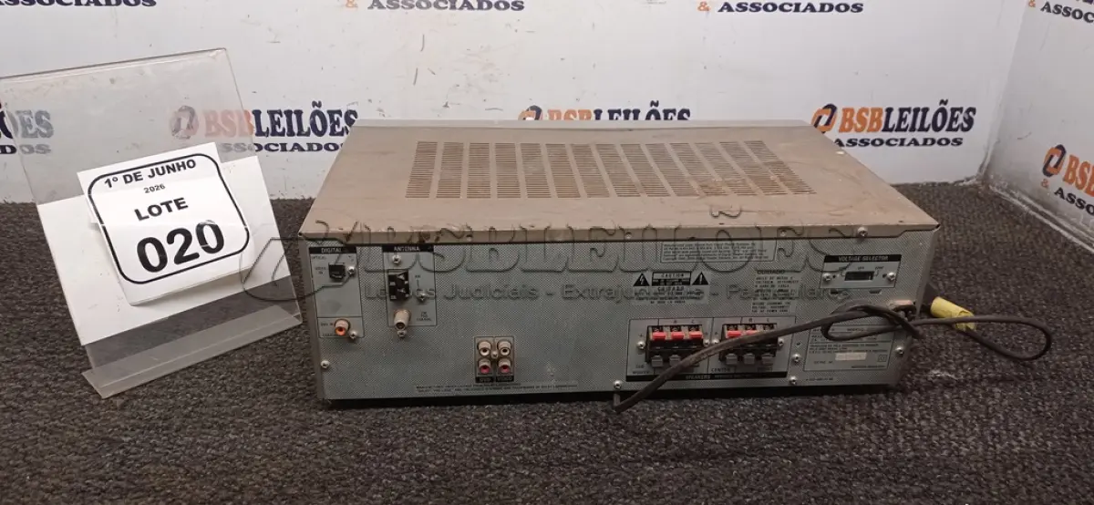 LOTE 020 - 01 RECEIVER MODELO STR-K660P. (NO ESTADO) ATENÇÃO! FAZER A VISITAÇÃO ANTES DE ARREMATAR, NÃO SABEMOS SE FUNCIONA, LEILÃO NÃO TEM GARANTIA E NEM DEVOLUÇÃO, SUJEITO A POSSÍVEIS AVARIAS VISÍVEIS/OCULTAS E/OU AUSÊNCIA DE COMPONENTES.