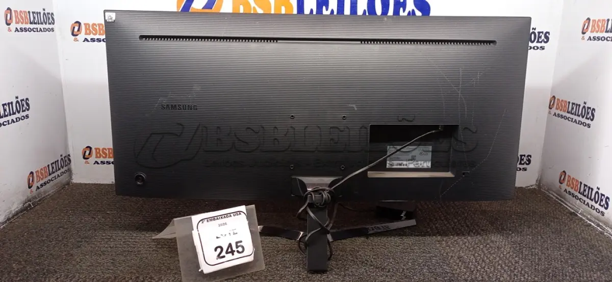 LOTE 245 - 01 MONITOR 34” SAMSUNG HDMI. (NO ESTADO EM QUE SE ENCONTRA. SUJEITO A AVARIAS OCULTAS/VISÍVEIS.) BC9661G