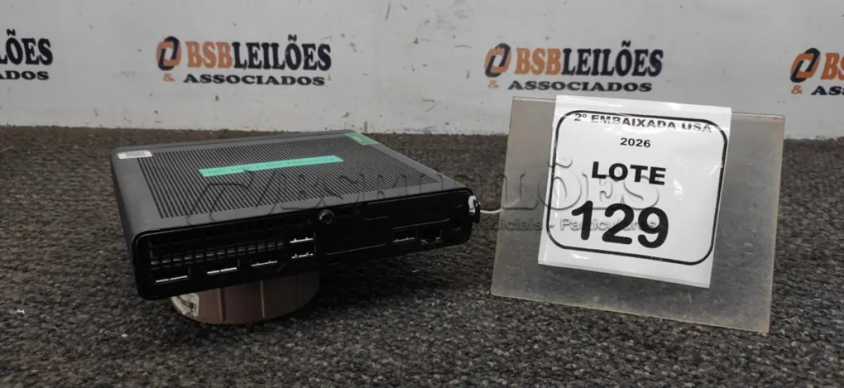LOTE 129 - 01 CPU SEM MEMÓRIA E HD MARCA HP ELETE DESK. (NO ESTADO EM QUE SE ENCONTRA. SUJEITO A AVARIAS OCULTAS/VISÍVEIS.) BM0464L123