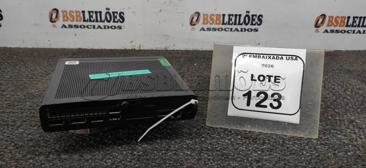 LOTE 123 - 01 CPU SEM MEMÓRIA E HD MARCA HP ELETE DESK. (NO ESTADO EM QUE SE ENCONTRA. SUJEITO A AVARIAS OCULTAS/VISÍVEIS.) BL9352M