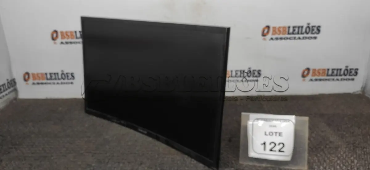 LOTE 122 - 01 MONITOR 24” HDMI TELA CURVA SEM PÉ MARCA SAMSUNG. (NO ESTADO EM QUE SE ENCONTRA. SUJEITO A AVARIAS OCULTAS/VISÍVEIS.) BH1478K