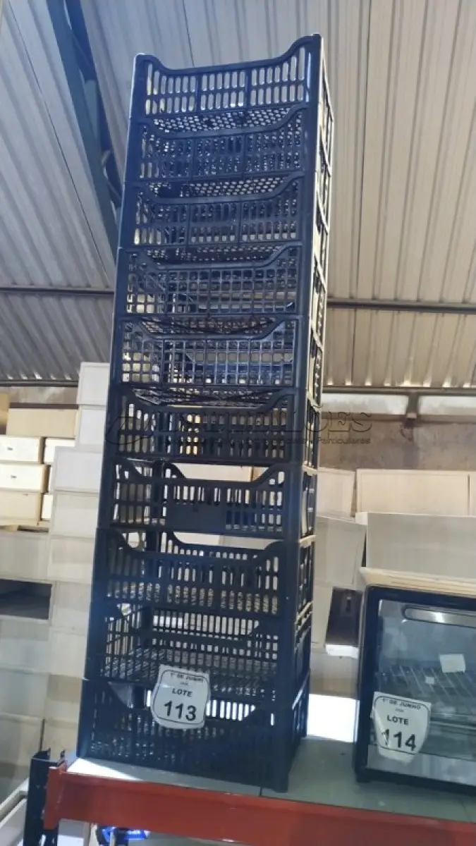 LOTE 113 - 10 CESTAS ORGANIZADORAS. (NO ESTADO) ATENÇÃO! FAZER A VISITAÇÃO ANTES DE ARREMATAR, NÃO SABEMOS SE FUNCIONA, LEILÃO NÃO TEM GARANTIA E NEM DEVOLUÇÃO, SUJEITO A POSSÍVEIS AVARIAS VISÍVEIS/OCULTAS E/OU AUSÊNCIA DE COMPONENTES.