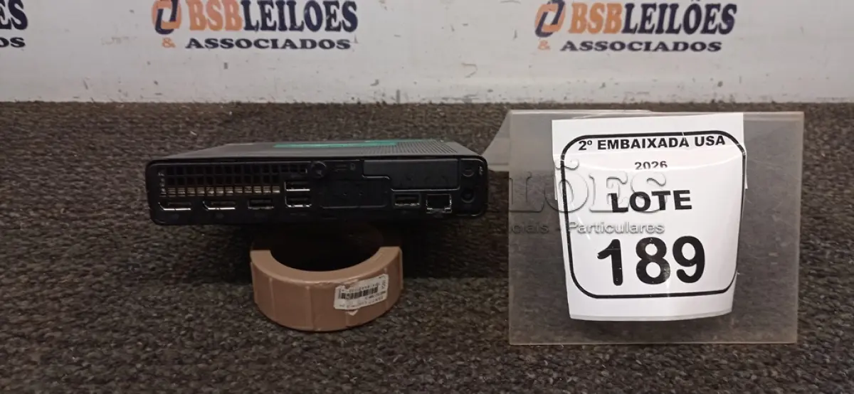 LOTE 189 - 01 CPU SEM MEMÓRIA E HD E SEM FONTE MARCA HP ELITE DESK. (NO ESTADO EM QUE SE ENCONTRA. SUJEITO A AVARIAS OCULTAS/VISÍVEIS.) BM0674H