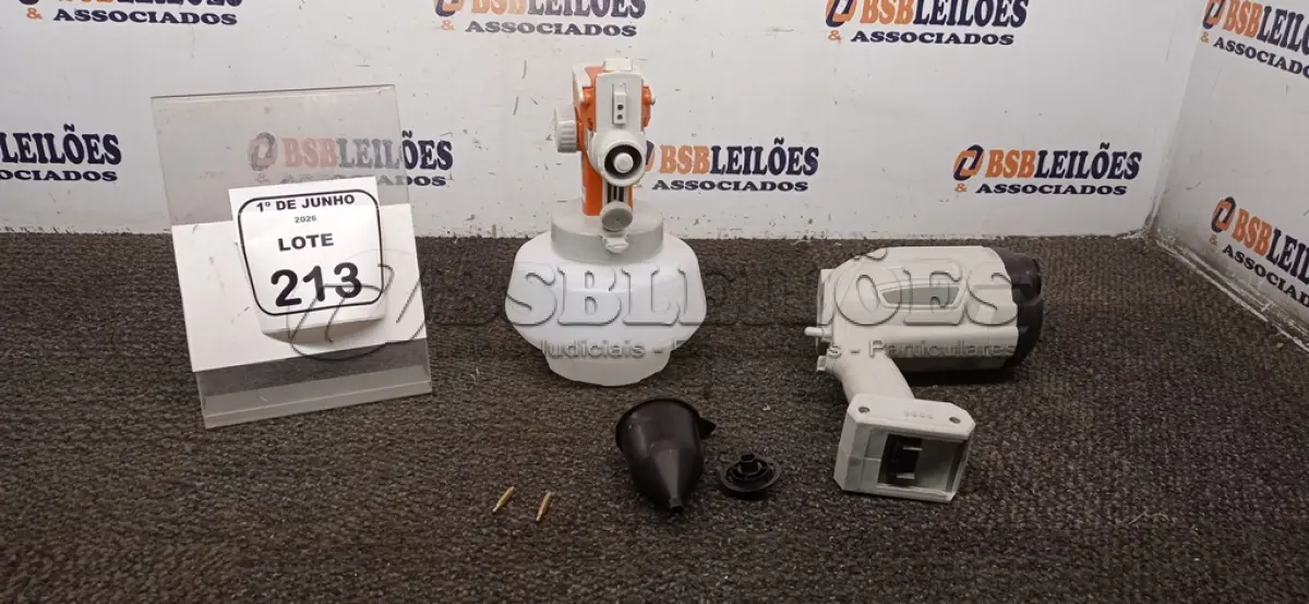 LOTE 213 - 01 PISTOLA DE PULVERIZAÇÃO SEM FIO 24V MODELO SL-0122 MARCA LI-LON. (NO ESTADO) ATENÇÃO! FAZER A VISITAÇÃO ANTES DE ARREMATAR, NÃO SABEMOS SE FUNCIONA, LEILÃO NÃO TEM GARANTIA E NEM DEVOLUÇÃO, SUJEITO A POSSÍVEIS AVARIAS VISÍVEIS/OCULTAS E/OU AUSÊNCIA DE COMPONENTES.