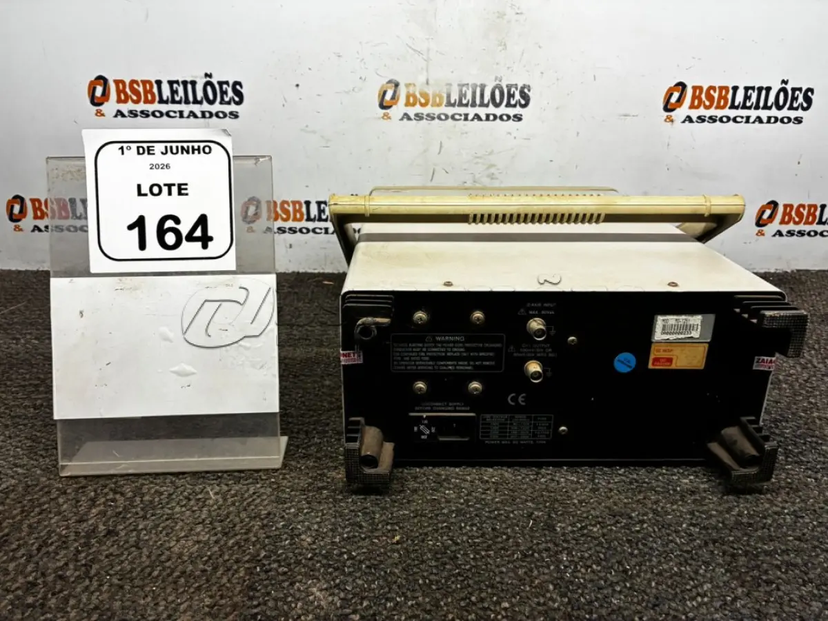 LOTE 164 - 01 OSCILOSCÓPIO ANALÓGICO MODELO MO-1251 MARCA MINIPA. (NO ESTADO) ATENÇÃO! FAZER A VISITAÇÃO ANTES DE ARREMATAR, NÃO SABEMOS SE FUNCIONA, LEILÃO NÃO TEM GARANTIA E NEM DEVOLUÇÃO, SUJEITO A POSSÍVEIS AVARIAS VISÍVEIS/OCULTAS E/OU AUSÊNCIA DE COMPONENTES.