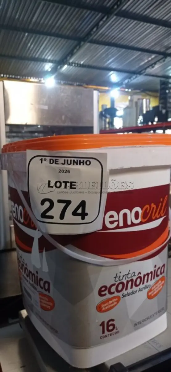 LOTE 274 - 01 BALDE DE SELADOR 16L MARCA RENOCRIL. (NO ESTADO) ATENÇÃO! FAZER A VISITAÇÃO ANTES DE ARREMATAR, NÃO SABEMOS SE FUNCIONA, LEILÃO NÃO TEM GARANTIA E NEM DEVOLUÇÃO, SUJEITO A POSSÍVEIS AVARIAS VISÍVEIS/OCULTAS E/OU AUSÊNCIA DE COMPONENTES.