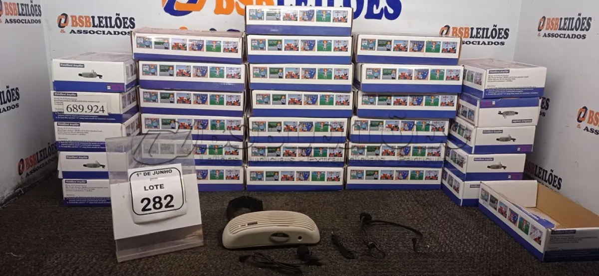 LOTE 282 - 30 MICROFONES PARA SEMINARISTA MODELO WMA-6110 MARCA JWL. (NO ESTADO) ATENÇÃO! FAZER A VISITAÇÃO ANTES DE ARREMATAR, NÃO SABEMOS SE FUNCIONA, LEILÃO NÃO TEM GARANTIA E NEM DEVOLUÇÃO, SUJEITO A POSSÍVEIS AVARIAS VISÍVEIS/OCULTAS E/OU AUSÊNCIA DE COMPONENTES.