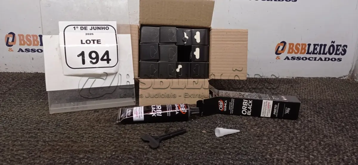 LOTE 194 - 12 BISNAGAS DE ADESIVO DE SILICONE NEUTRO DE 70G MARCA ORBI QUÍMICA. (NO ESTADO) ATENÇÃO! FAZER A VISITAÇÃO ANTES DE ARREMATAR, NÃO SABEMOS SE FUNCIONA, LEILÃO NÃO TEM GARANTIA E NEM DEVOLUÇÃO, SUJEITO A POSSÍVEIS AVARIAS VISÍVEIS/OCULTAS E/OU AUSÊNCIA DE COMPONENTES.