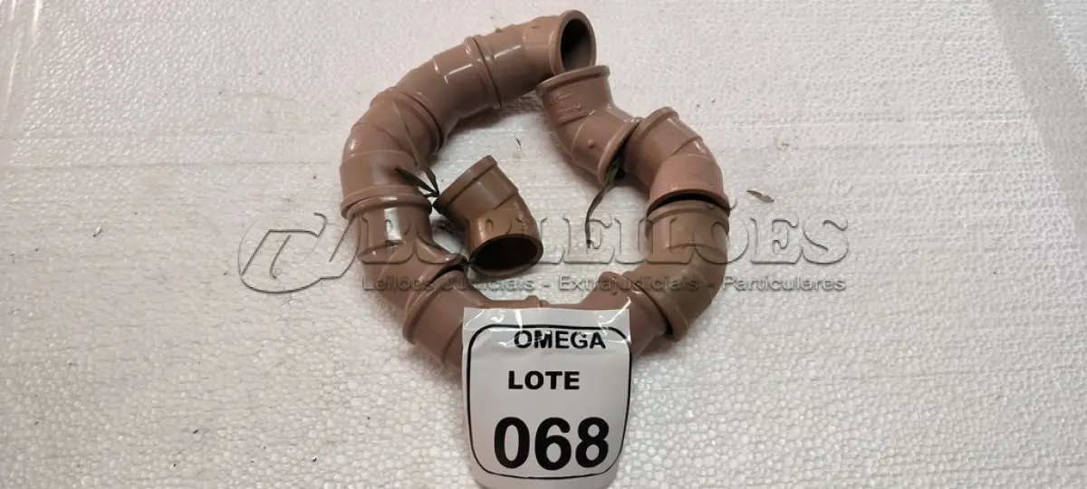 LOTE 068 - 10 JOELHOS 45º SOLD. Ø 40MM - PVC MARROM. (NO ESTADO EM QUE SE ENCONTRA. SUJEITO A AVARIAS OCULTAS/VISÍVEIS.)
