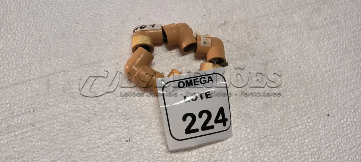 LOTE 224 - 06 JOELHOS DE TRANSIÇÃO - CPVC - Ø 22 X 1/2. (NO ESTADO EM QUE SE ENCONTRA. SUJEITO A AVARIAS OCULTAS/VISÍVEIS.)