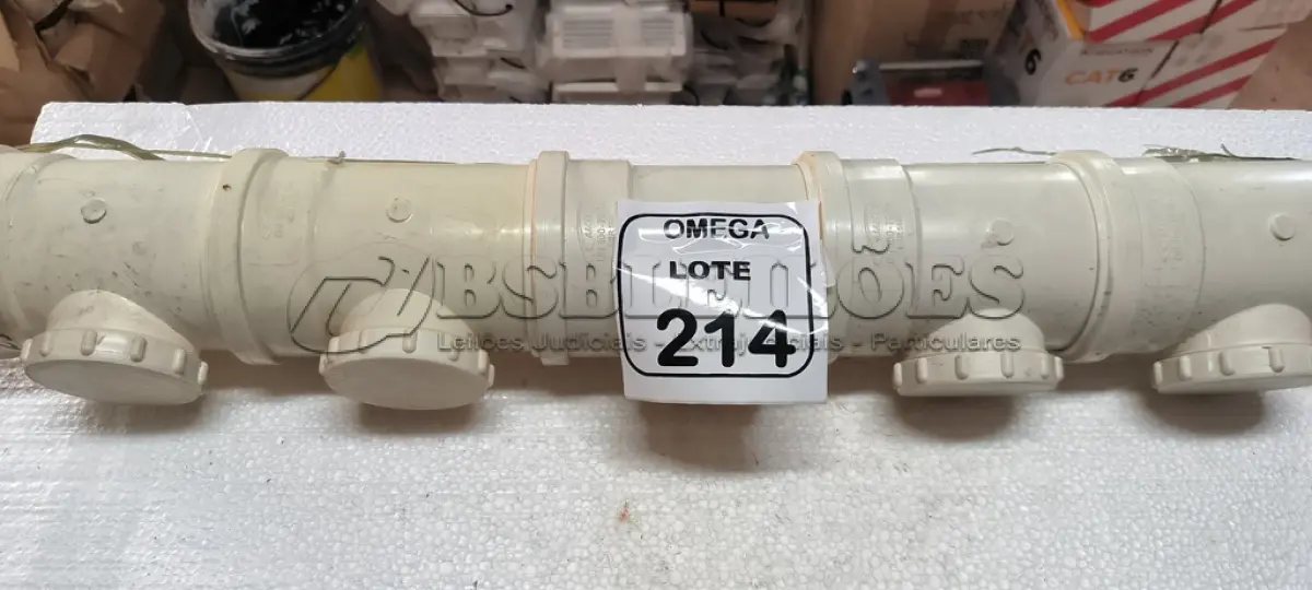 LOTE 214 - 05 TÊS DE INSPEÇÃO - Ø 100 X 75MM - P/ ESGOTO. (NO ESTADO EM QUE SE ENCONTRA. SUJEITO A AVARIAS OCULTAS/VISÍVEIS.)