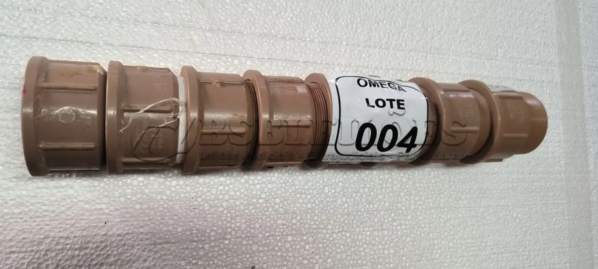 LOTE 004 - 07 ADAPTADORES (LR) PVC-MARROM Ø 85 X 3". (NO ESTADO EM QUE SE ENCONTRA. SUJEITO A AVARIAS OCULTAS/VISÍVEIS.)