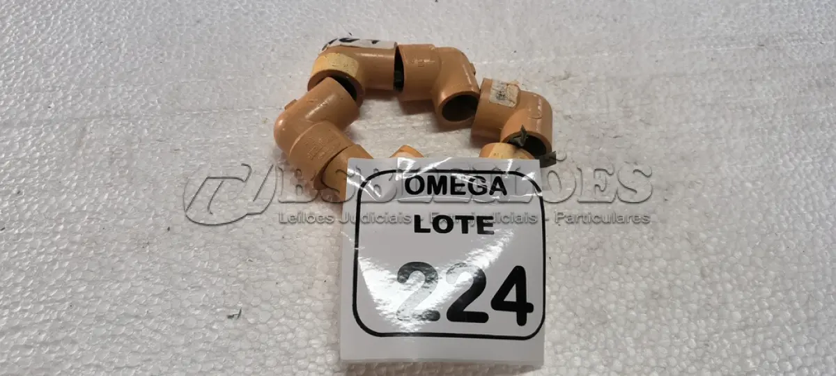 LOTE 224 - 06 JOELHOS DE TRANSIÇÃO - CPVC - Ø 22 X 1/2. (NO ESTADO EM QUE SE ENCONTRA. SUJEITO A AVARIAS OCULTAS/VISÍVEIS.)