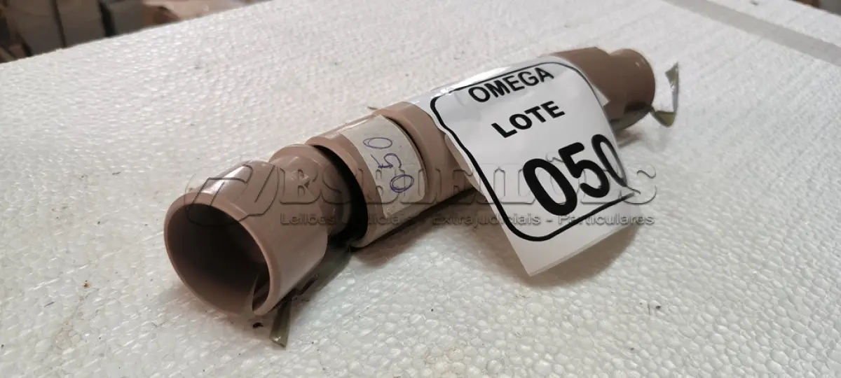LOTE 050 - 05 REDUÇÕES SOLD. Ø 50 X 32MM - PVC MARROM. (NO ESTADO EM QUE SE ENCONTRA. SUJEITO A AVARIAS OCULTAS/VISÍVEIS.)