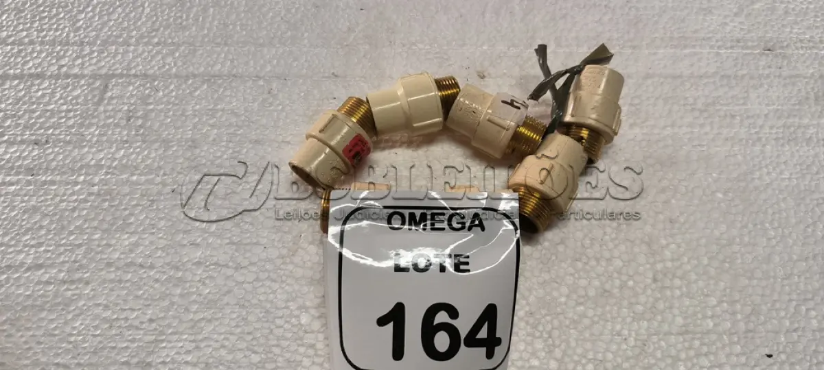 LOTE 164 - 07 CONECTORES DE TRANSIÇÃO MACHO CPVC - Ø 22 X 3/4. (NO ESTADO EM QUE SE ENCONTRA. SUJEITO A AVARIAS OCULTAS/VISÍVEIS.)